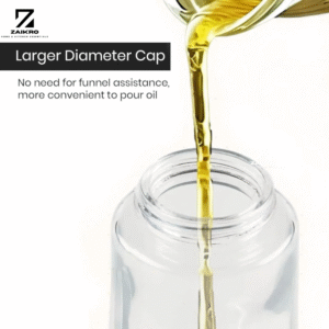 ZAIKRO Oil Sprayer Bottle for Cooking | 220ml Glass Oil Spray Bottle for Kitchen | Leak-Proof Refillable Dispenser for Air Fryer, Salad, Roasting & Frying