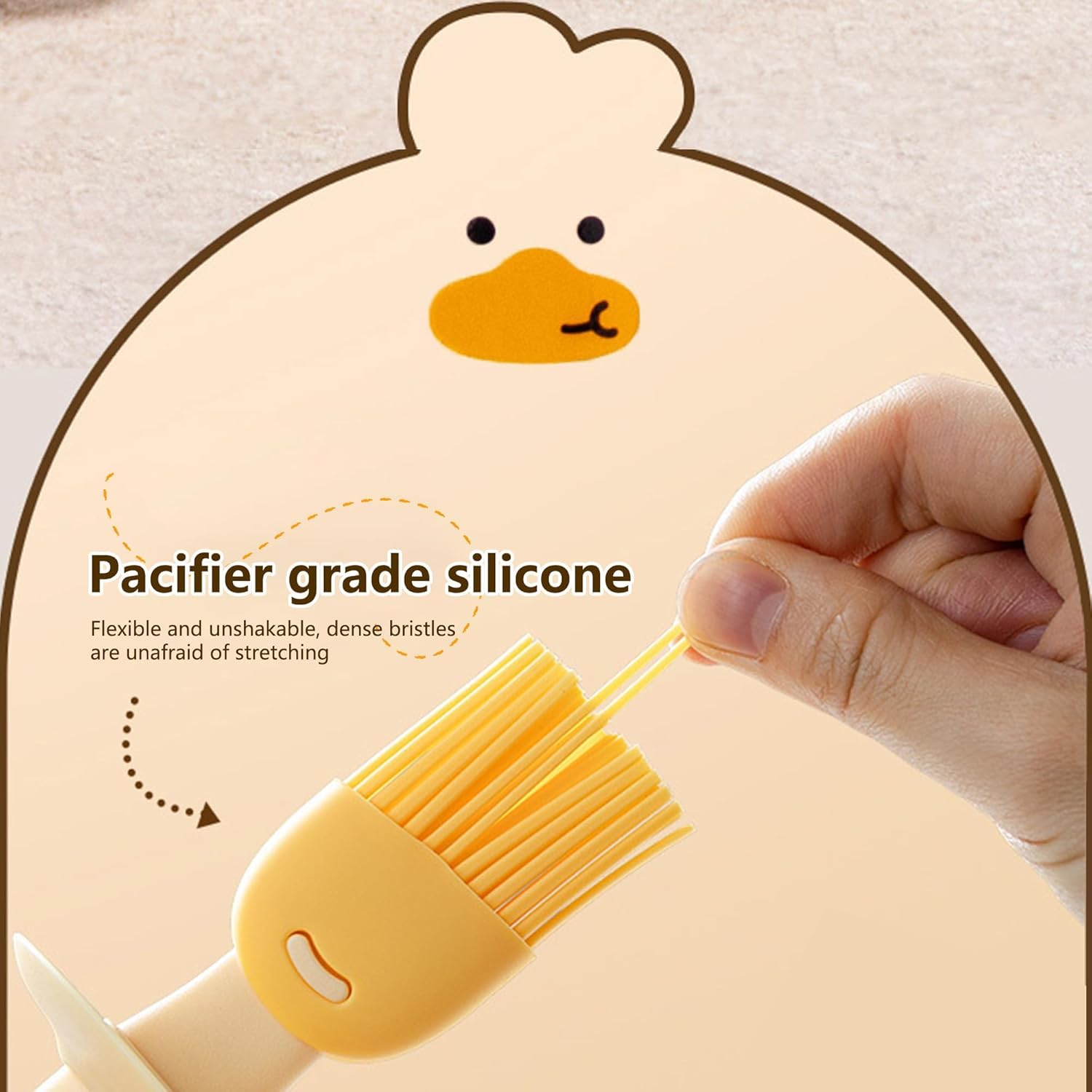 Premium Olive Oil Dispenser Bottle with Silicone Brush (200ML) | Leakproof Transparent Oil Container for Cooking, Baking, BBQ & Kitchen Use (Yellow/White) - Image 9