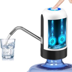Automatic Wireless Water Can Dispenser Pump for 20 Liter Bottle | USB Rechargeable | Low Noise | High Efficiency | Portable Electric Water Pump for Home, Office, Outdoor Use