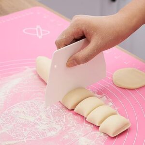 Non-Stick Stretchable Silicone Baking & Kneading Kitchen Mat with Measurements for Roti, Dough Atta, Chapati, Cake Pad Rolling Mat (50 * 40 cm) (Multicolor)