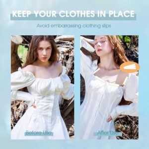 Fashion Body Tape For Women, Pack of 144 strips Medical Quality Strong Double Sided With All Day Strength Adhesive For Women, Suitable For All Skin Types, Hidden Tape