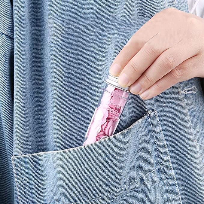 Mini Soap Paper Sheets (Pack of 4) , Portable Dissolvable Soap with Flower Petal Design in Tube | Travel-Friendly Pocket Soap for Handwashing & Hygiene - Image 8