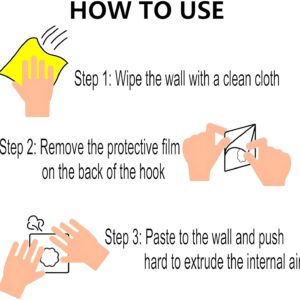 Heavy Duty Self Adhesive Stainless Hooks (Pack of 20) , Transparent Waterproof And Oilproof Wall Hooks For Kitchen Bathroom, Door Home Improvement Utility Hanger