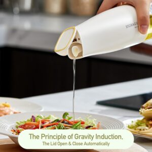 Automatic Gravity Opening Oil Dispenser bottle, Drip free with auto Shutter for Oil Pouring 500ml (Multicolor)