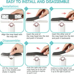 Mini Sponge Mop for Kitchen & Home Cleaning | Portable Self-Squeeze Magic Wiper | Strong Absorbent Mop for Wet & Dry Use on Bathroom, Glass, Walls, Car & Table