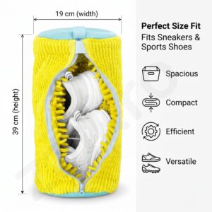 Shoe Wash Bag for Washing Machine – Reusable Mesh Laundry Bag