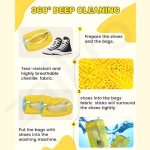 Shoe Wash Bag for Washing Machine – Reusable Mesh Laundry Bag